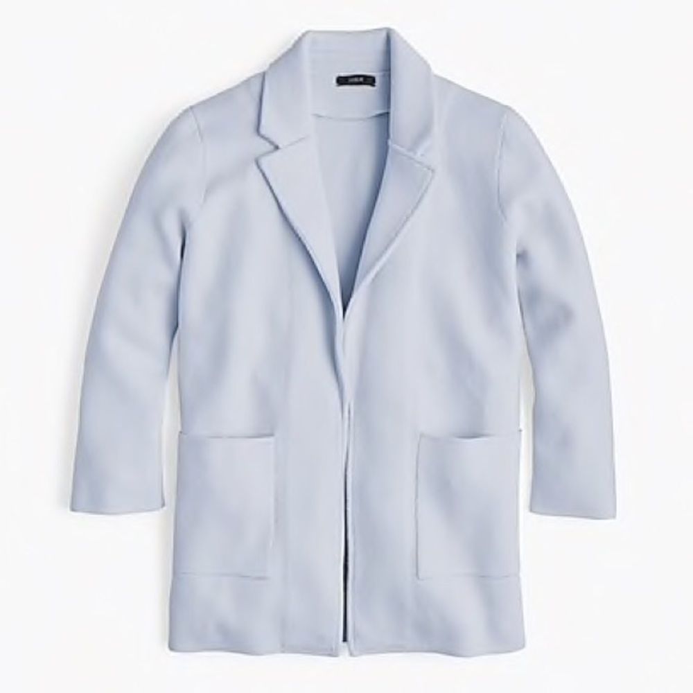 J. Crew Sophie cardigan blazer frosty ice XXS